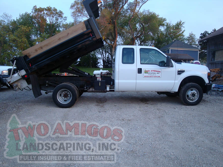 One of our trucks landscaping crystal lake il
